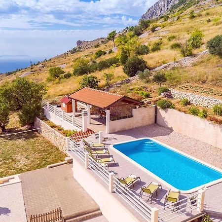 Villa Maslina, With Private 32M2Pool, Panoramic Views On 100Km Coastline, 12 Pax Lokva Rogoznica Zewnętrze zdjęcie