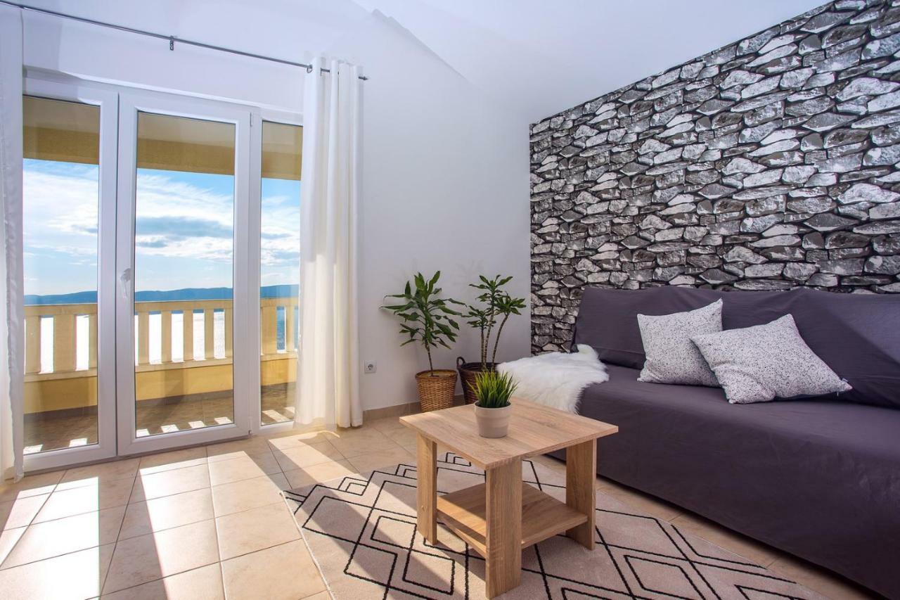 Villa Maslina, With Private 32M2Pool, Panoramic Views On 100Km Coastline, 12 Pax Lokva Rogoznica Zewnętrze zdjęcie