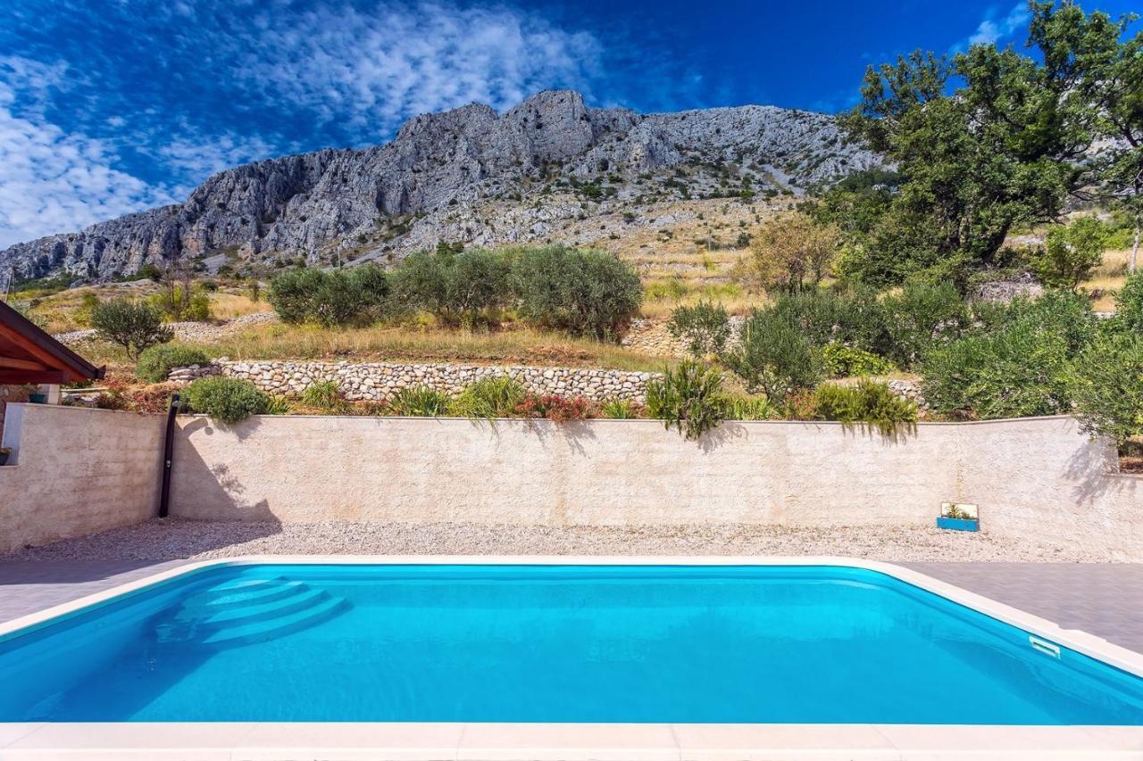 Villa Maslina, With Private 32M2Pool, Panoramic Views On 100Km Coastline, 12 Pax Lokva Rogoznica Zewnętrze zdjęcie