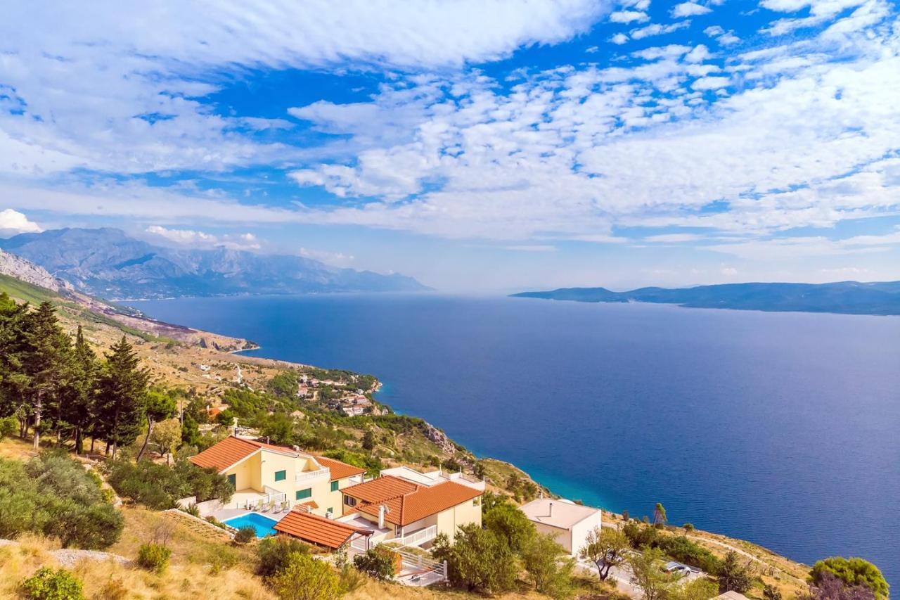 Villa Maslina, With Private 32M2Pool, Panoramic Views On 100Km Coastline, 12 Pax Lokva Rogoznica Zewnętrze zdjęcie